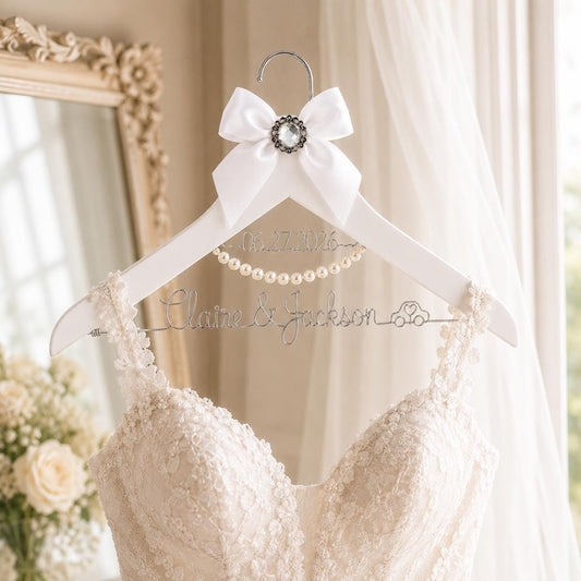 Personalized Bridal Hanger with Wire Name - BOYOGO personalized gift main image