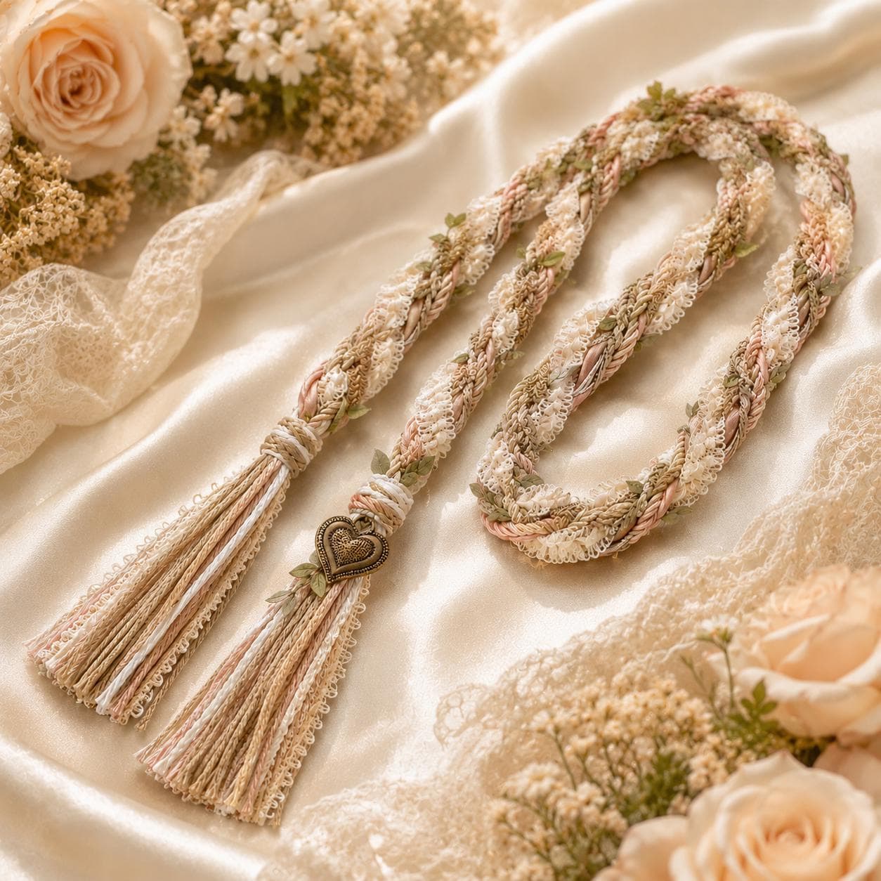 Personalized Woven Handfasting Cord, Celtic Wedding Unity Rope, Tie The Knot Ceremony Keepsake