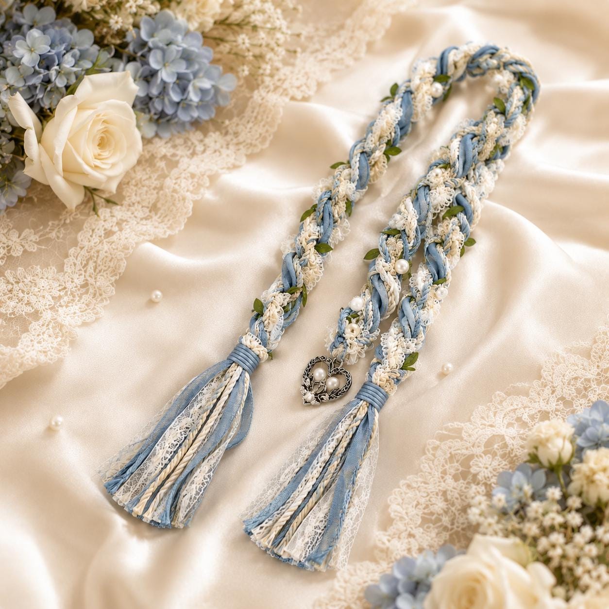 Personalized Woven Handfasting Cord, Celtic Wedding Unity Rope, Tie The Knot Ceremony Keepsake