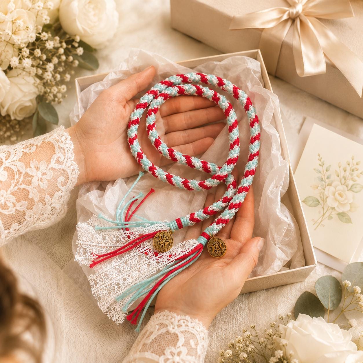 Custom Braided Wedding Handfasting Cord, Celtic Unity Rope, Personalized Ceremony Keepsake
