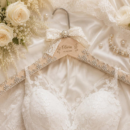 Personalized Bridal Hanger with Wire Name - BOYOGO personalized gift main image