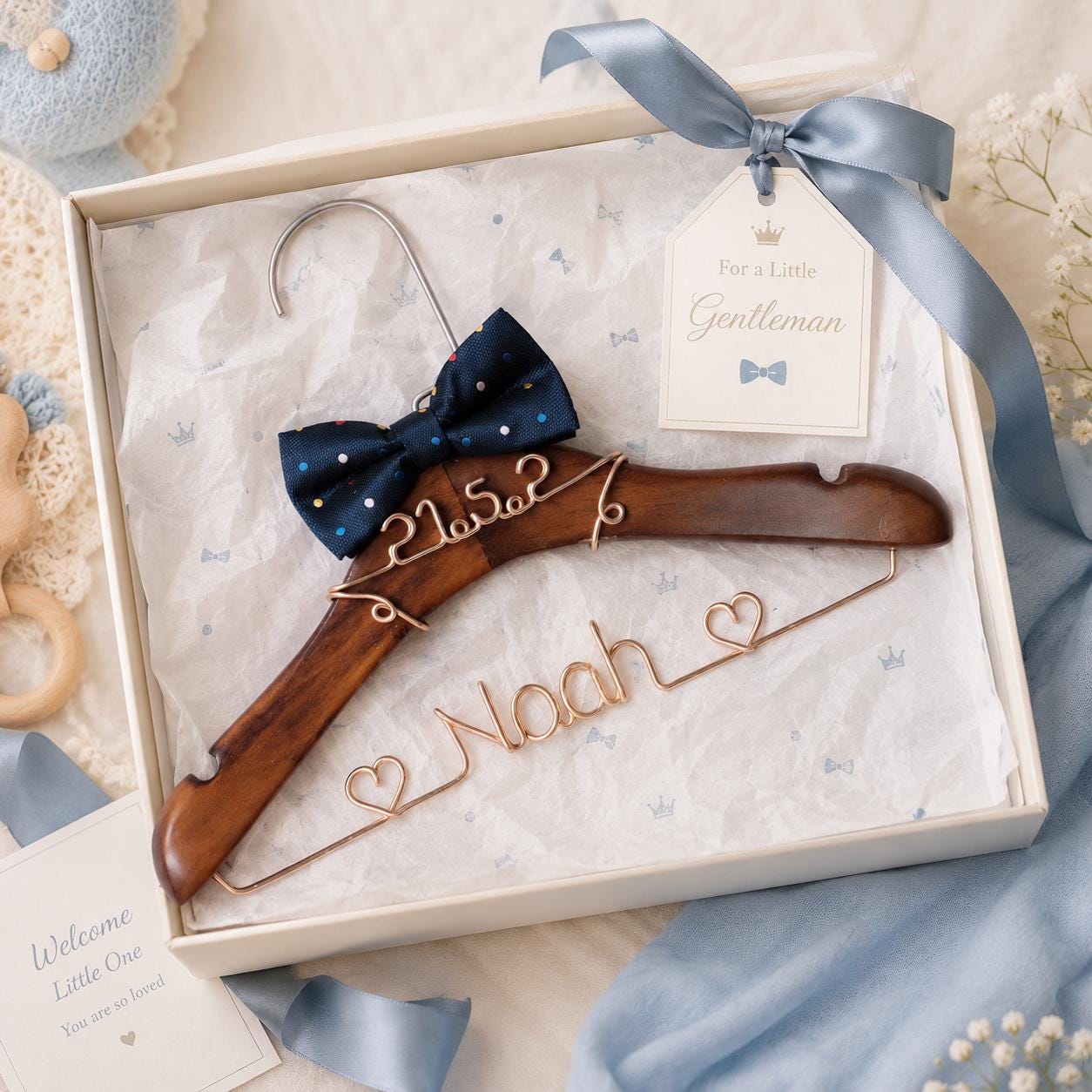 Personalized Bridal Hanger with Wire Name - BOYOGO personalized gift