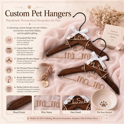 Personalized Bridal Hanger with Wire Name – personalization and design detail