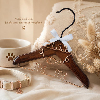 Personalized Bridal Hanger with Wire Name - BOYOGO personalized gift