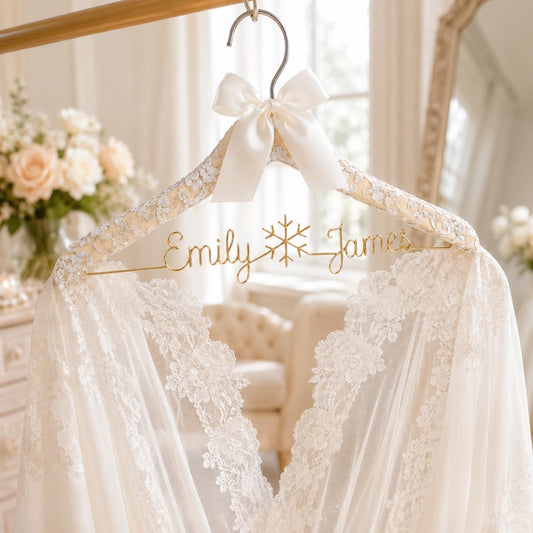 Personalized Bridal Hanger with Wire Name - BOYOGO personalized gift