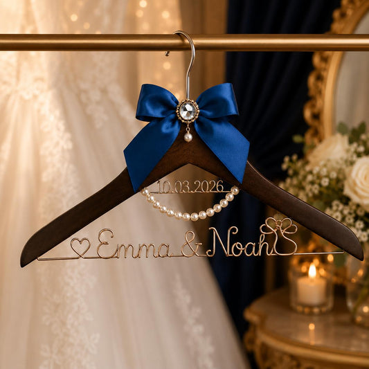 Personalized Bridal Hanger with Wire Name - BOYOGO personalized gift main image