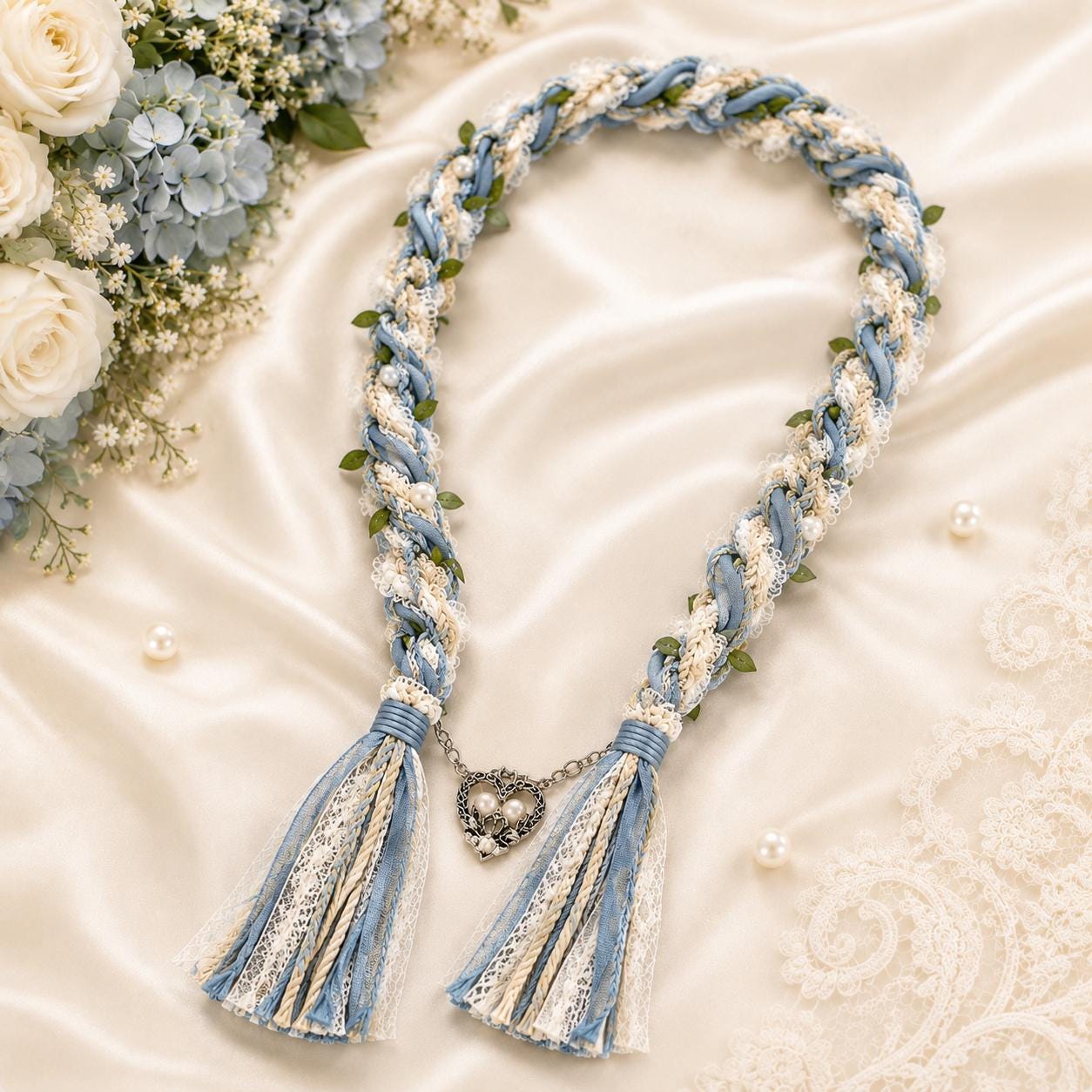Personalized Woven Handfasting Cord, Celtic Wedding Unity Rope, Tie The Knot Ceremony Keepsake