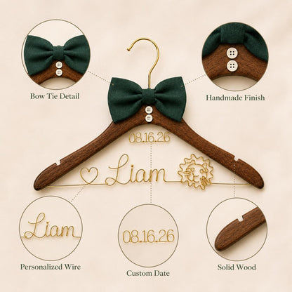 Personalized Groom Suit Hanger with Custom Name – additional product view