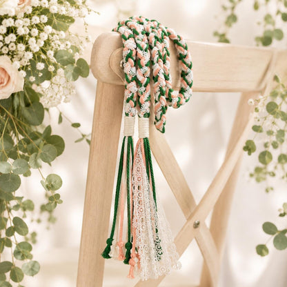 Custom Wedding Handfasting Cord, Personalized Unity Rope, Romantic Ceremony Gift for Couples – alternate product view