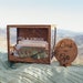 Mountain wedding card box reception display