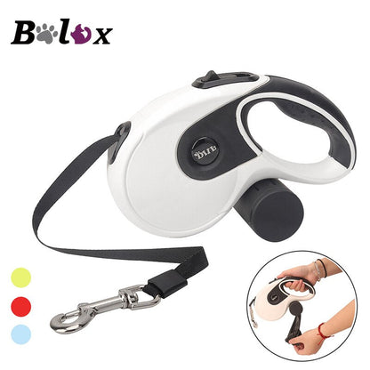 5M Retractable Dog Leashes Automatic Extending Nylon Walking Pet Dog Lead Leash – main product view