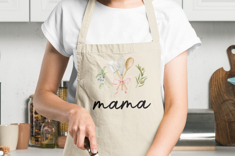 Sand apron personalized with mama