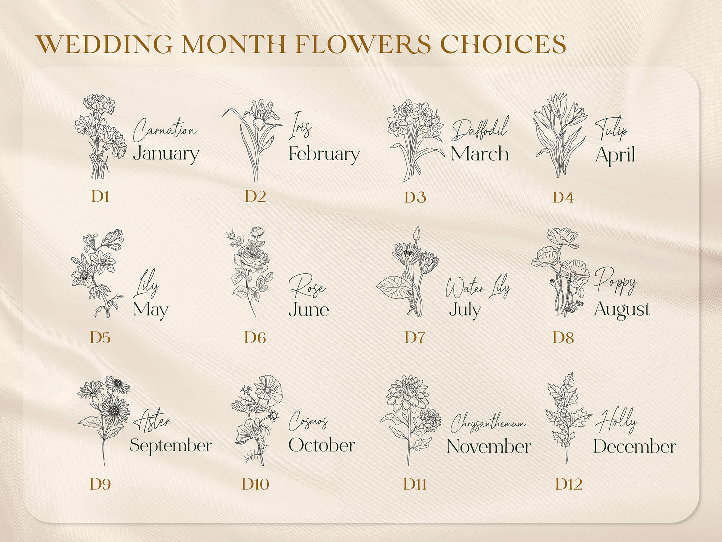 Custom wedding guest book cover design and color options