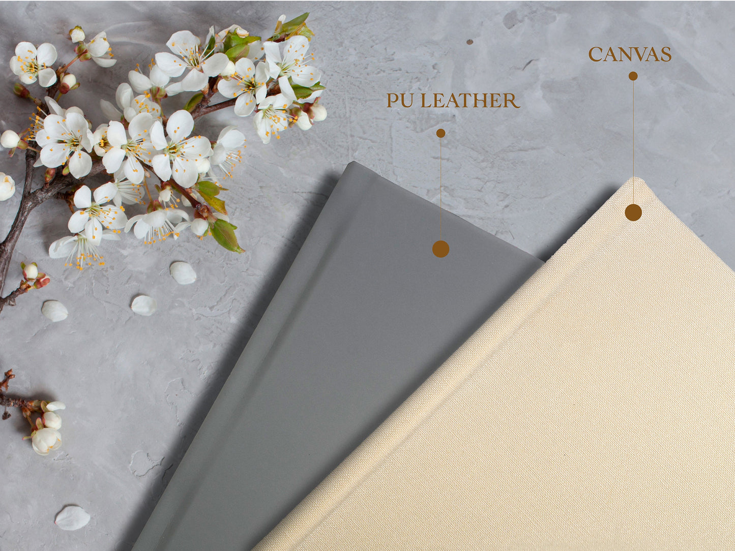 Hardcover wedding guestbook personalized for a couple