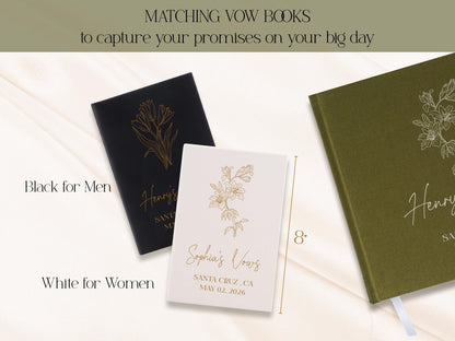 Custom wedding guest book color selection guide