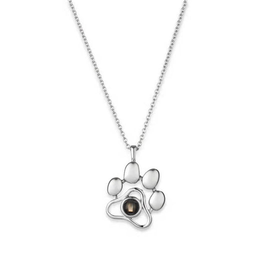 Pet Charm with Projection Photo Necklace - personalized pet gift detail image 2