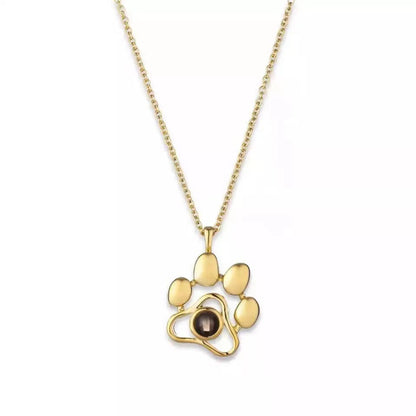 Pet Charm with Projection Photo Necklace – alternate product view
