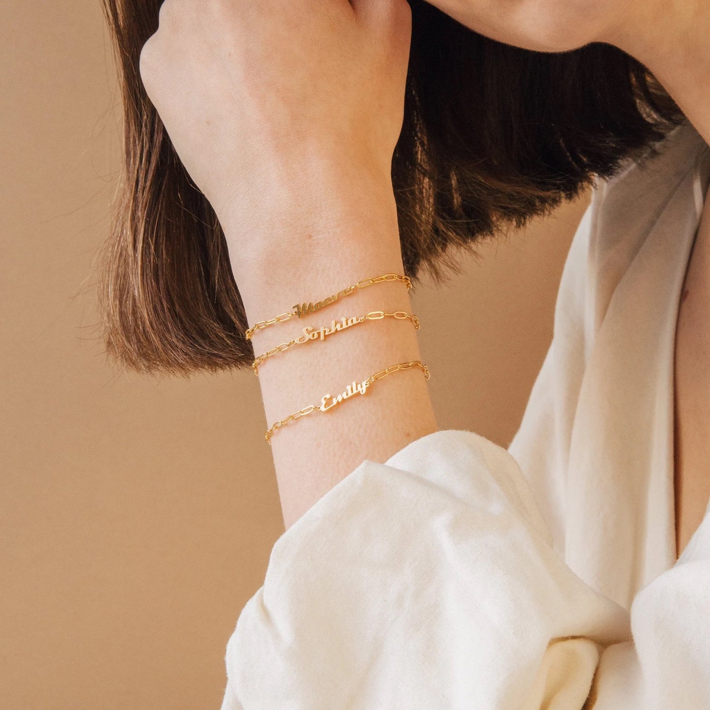 Personalized Name Bracelet with custom Font