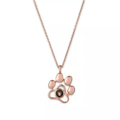 Pet Charm with Projection Photo Necklace – main product view