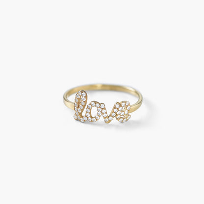 Personalized Full Silver Name Ring with Stone – alternate product view