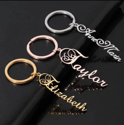 Personalized Name Keychain – alternate product view