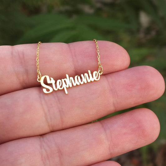 Handcraft Personalized Name Necklace - custom personalized jewelry detail image 2
