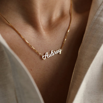 Handcraft Personalized Name Necklace – size and style reference