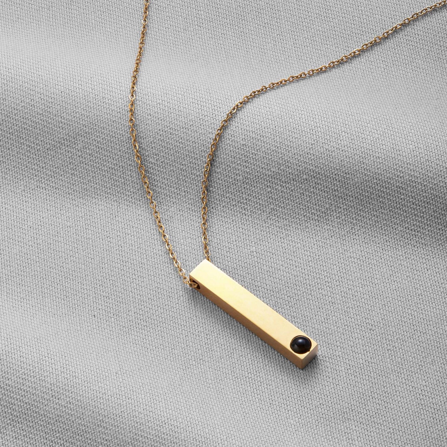 Handmade Personalized Projection Pillar Necklace