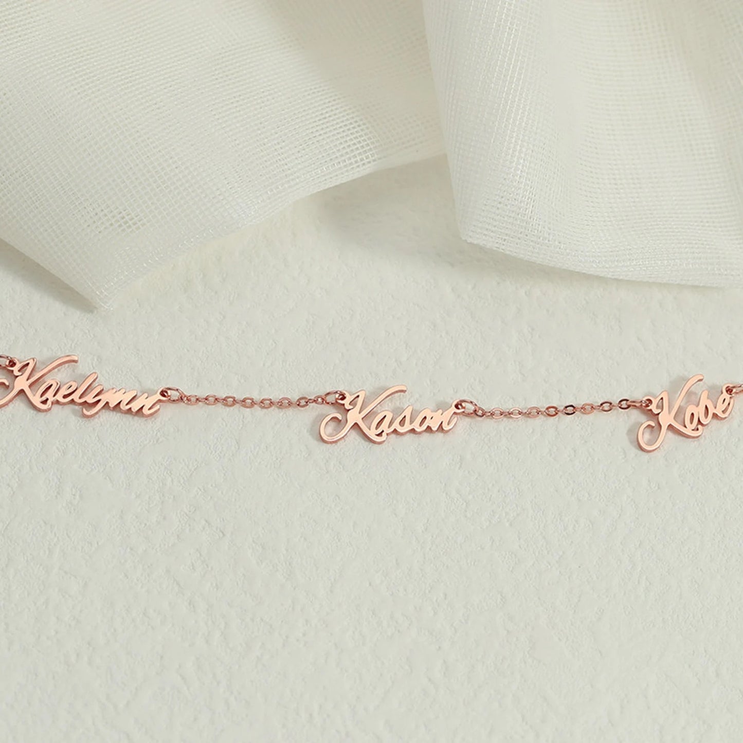 Handcrafted Multiple Name Necklace